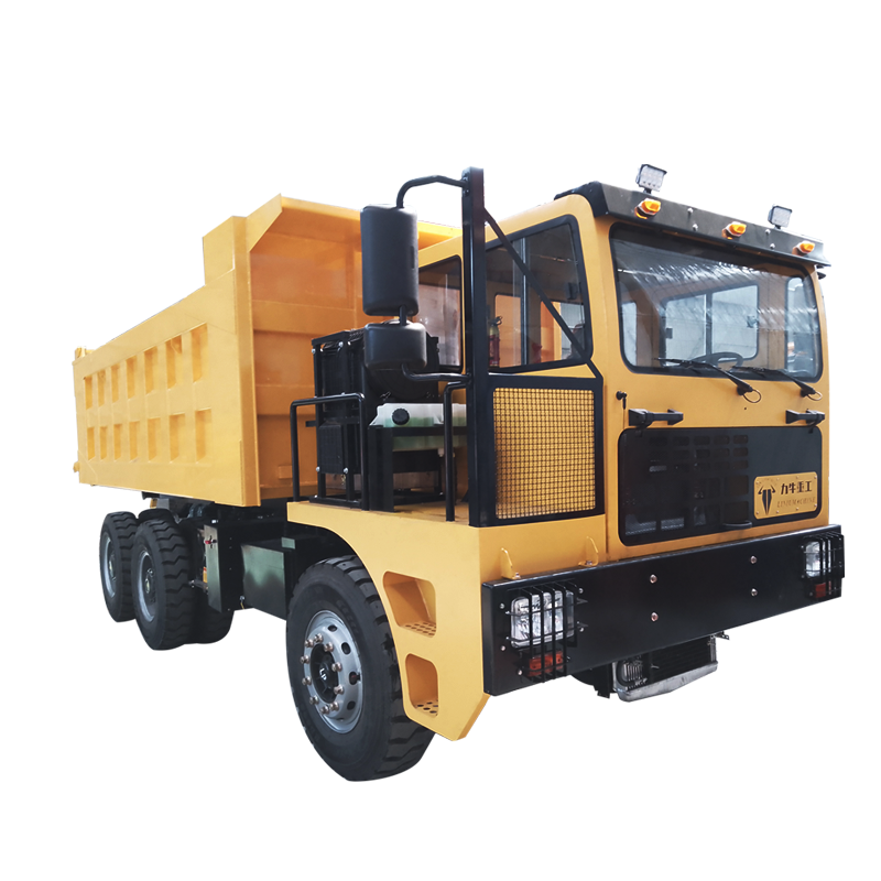 力牛礦安標(biāo)志UQ-30噸礦山井下專(zhuān)用運(yùn)輸車(chē) 礦用巷道渣土車(chē)濕式制動(dòng)