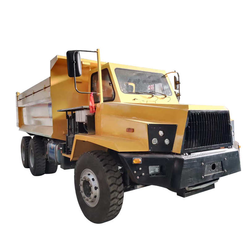 力牛礦安標(biāo)志UQ-35噸尖頭礦山井下專用運(yùn)輸車 礦用巷道渣土車濕式制動