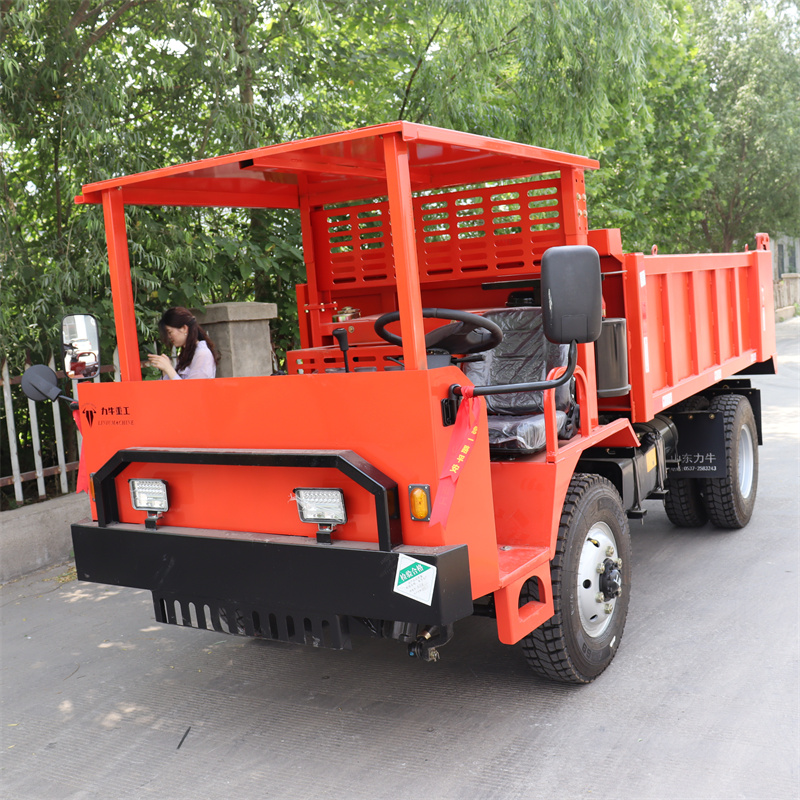 山東力牛重工 UQ系列礦用井下自卸車：可定制全封閉豪華駕駛室，帶KA標(biāo)志，可定制、一車一證，適用于巷道渣土運(yùn)輸。